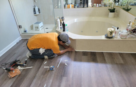 Fixing Bathroom Floor and tub