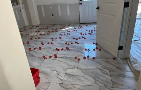 Installing Floor Tiles