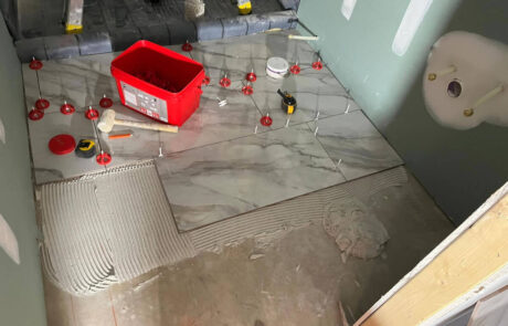 Working on Tile Floors