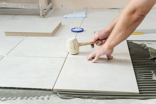 Replacing bathroom Tiles